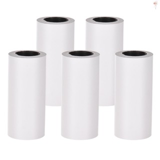 rollo de papel adhesivo de papel térmico blanco sin bpa 57x30mm papel sin soporte para perificación paperang poooli p homemo