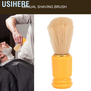 Usihere - cepillo de afeitar para hombre, suave, para limpieza de barba, para peluquería en casa (9)