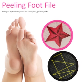 【hst】Foot File Hard Dead Skin Callus Remover Nano Glass Pedicure Tools Foot Scru (1)