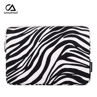 Canvasartisan Fashion Zebra patrón portátil bolsa impermeable Tablet iPad funda funda para Macbook Air Pro 11/12/13/14/15 pulgadas