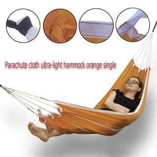 Single People Fabric Hammock Outdoor Leisure Parachute Hammock Camping Tent