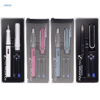 GROCE 0.38mm Fountain Pen Student Office Stationery Supplies Ink Pens for Writing