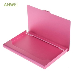 Anwei tarjetero De aleación De aluminio/caja De tarjetas De Crédito/Multicolorido