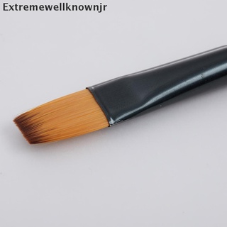 ermx - juego de 12 pinceles de pintura al óleo, diseño de colores, diseño de madera, mango de madera