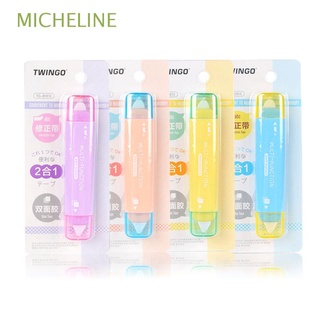 MICHELINE Creativity Double-sided Sticky Tape Accessories Alteration Tape Correction Tape Student Gift Office Supplies Student Stationery Kawaii School Supplies Correction Supplies Corrector