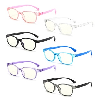 LA moda gafas niños luz azul Anti deslumbramiento filtro niños gafas niña niño marco óptico bloqueo de lentes transparentes