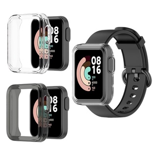 Carcasa protectora de TPU transparente para Xiaomi Mi Watch Lite Redmi Smart Watch