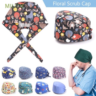 militie ajustable impresión tapas para el hogar esponjoso sombrero exfoliante gorra accesorios elástico redondo algodón floral bouffant