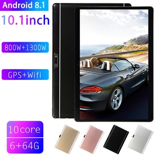 V10 Classic Tablet 10.1 Inch Android 8.10 Version Tablet 6G+64G Black Tablet