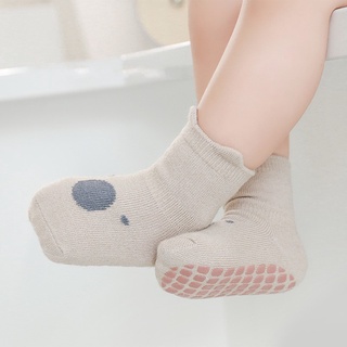 1 Pair Cartoon Animal Series Stand Ears Breathable Non-slip Soft Cotton Middle Tube Socks For Newborn Baby (5)