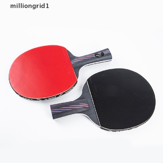 [milliongrid1] 1 raqueta profesional para raqueta de nanocarbono de goma de 6 estrellas de ping pong para mesa caliente