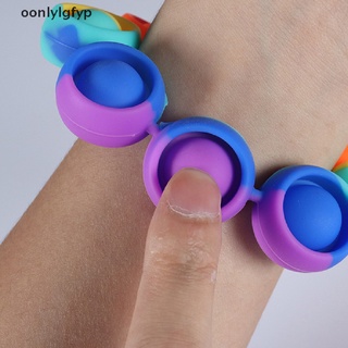 oonly pop fidget pulsera reliver juguetes de estrés arco iris push it burbuja antiestrés juguetes cl