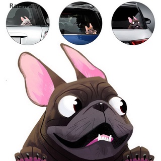 Ratswaiiy calcomanía de perro francés/calcomanía de vinilo para mascotas/perro/calcomanía de dibujos animados lindos para coche MY (3)