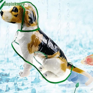 dopinkmay impermeable perro impermeable con capucha transparente mascota perro impermeable ropa para mascotas hggh