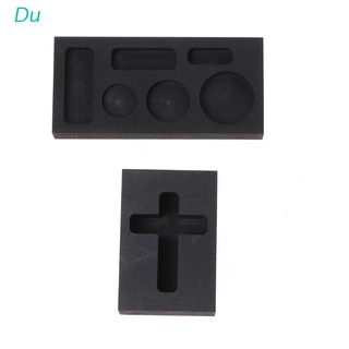 Du Graphite Casting Ingot Mold Coin Combo Metal Casting Refining Scrap Bar for Melting Casting Refining Metal Jewelry Gold (1)
