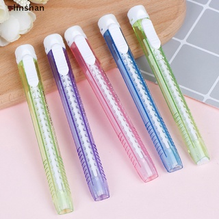 [linshan] 2pcs Mechanical pen shape retractable eraser stationery school supplies [HOT] (9)