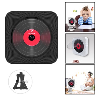 [FENTEER] Portátil montado en la pared reproductor de CD reproductor de música pantalla LED para educación Prenatal educación temprana hogar Radio FM Audio Boombox