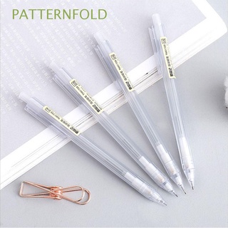 patternfold simple suministros escolares 0.5/0.7mm estudiante lápiz mecánico 2b transparente esmerilado japonés papelería