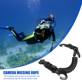❣READY❣Scuba Diving Camera Anti-lost Spring Coil Lanyard Underwater Spiral Rope
