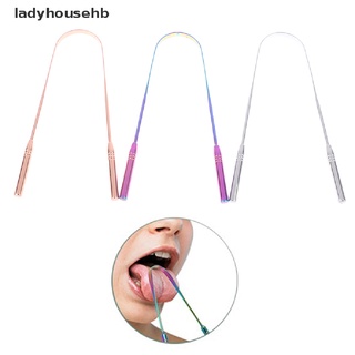 ladyhousehb raspador de lengua de metal raspador de limpieza de aliento fresco cepillo de dientes de higiene oral venta caliente (7)