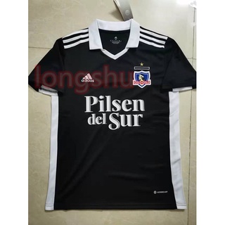 Top quality 2022 2023 colo colo away black soccer jersey football jersey shirt S-XXL (5)