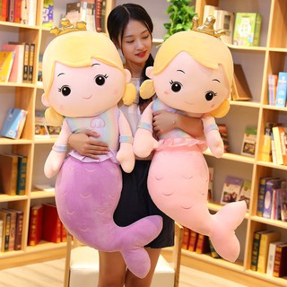 Linda sirena princesa juguete de lujo estatua de juguete para dormir niños regalo de cumpleaños