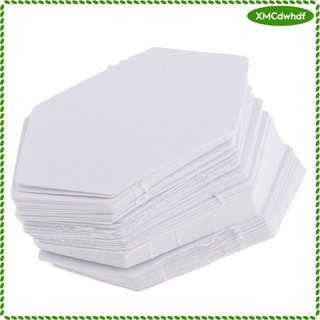 200 piezas plantilla de acolchado de papel blanco en forma de diamante para manualidades de costura patchwork,