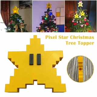3d pixel star árbol de navidad decoración decorativa en forma de estrella para árbol de navidad, fiesta, boda, decoración [jane eyre] (1)