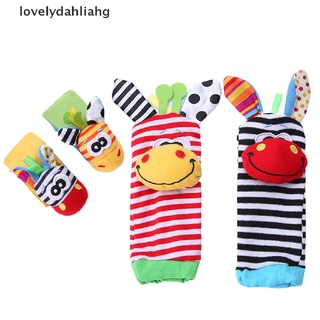 [I] Infant Baby Kids Socks Rattle Toys Animals Wrist Rattle And Socks 0~24 Months [HOT] (3)