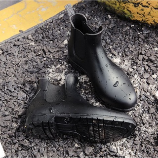 Alta calidad~moda Chelsea botas impermeable antideslizante botas de lluvia zapatos Overshoes Galoshes (3)