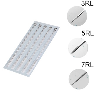 <Beauty> 50Pcs 3RL/5RL/7RL Sterilized Stainless Steel Tattoo Machine Disposable Needles (7)
