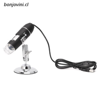 bo.cl 1600x usb microscopio digital cámara endoscopio 8led lupa con soporte de sujeción