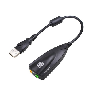 [treewateritn] tarjeta de sonido externa USB 5HV2 7.1 con interfaz de Audio de 3.5 mm (1)