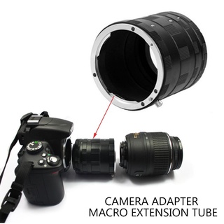 【buysmartwatchzc】Camera Adapter Macro Extension Tube Ring for NIKON DSLR Camera Lens