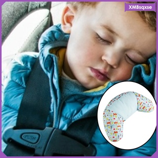 coche dormir cinturón de seguridad almohada correa almohadilla hombro cabeza cuello proteger asiento de coche viaje dormir reposacabezas correa accesorios para niños