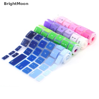 [BrightMoon] Funda de silicona para teclado arcoíris, Protector de piel para iMac Macbook Pro 13" 15"
