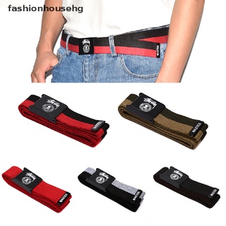 Fashionhousehg STUSSY canvas belt men and women Letter Fashion belt Hot Sell