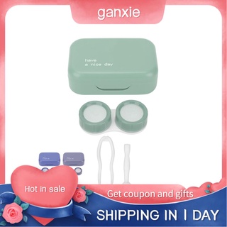 Ganxie Contact Lens Box Harmless Portable Storage Container Waterproof for Lenses