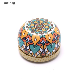 owincg Retro Floral Tin Can Tea Storage Box Candy Gift Case CL (1)