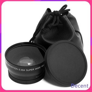 52 mm 0.45 x gran angular macro lente para nikon d3200 d3100 d5200 d5100