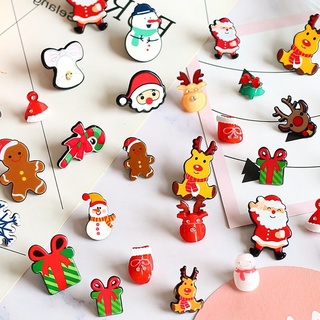 navidad de dibujos animados lindo broche de los niños de navidad abrigo corsage adornos pin adornos