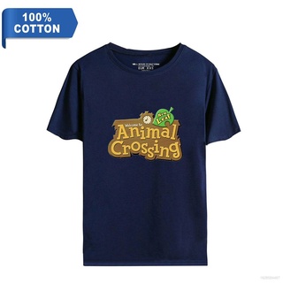 Nuevo juego de Nintendo Animal Crossing NS Animal Forest Friends Switch juego de verano de manga corta T-shirt más el tamaño bueno