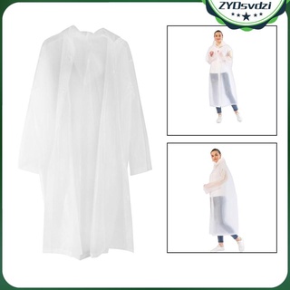 Reusable Unisex Raincoat EVA Womens Mens Poncho Quick-Drying Travel Rainwear (5)