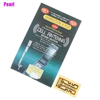 [Pearl] 2* pegatinas de mejora de señal de teléfono móvil amplificador de señal de antena externa (1)