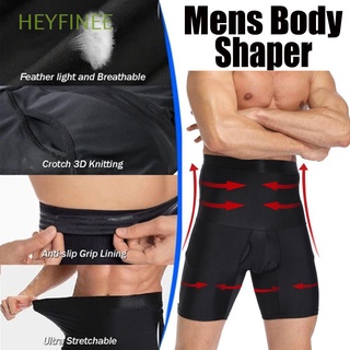 HEYFINEE Elastic Men Shaper Tummy Shaper Men Comoression Shorts Men Slimming Shaper Wear Back Support High Wasit Lose Weight Men Fashion Waist Trainer