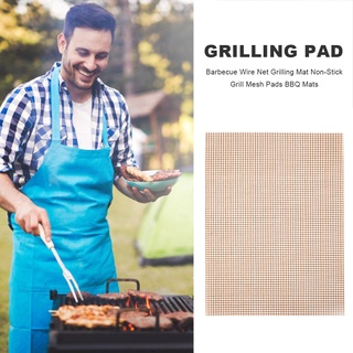 ❉COD❉ Barbecue Wire Net Grilling Mat Non-Stick Grill Mesh Pads BBQ Mats 30x40cm