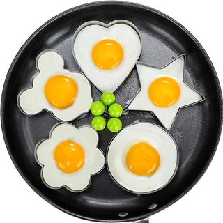 molde de acero inoxidable para huevos fritos, omelette, huevo, herramientas de cocina, desayuno, sándwiches, panqueques, utensilios de cocina