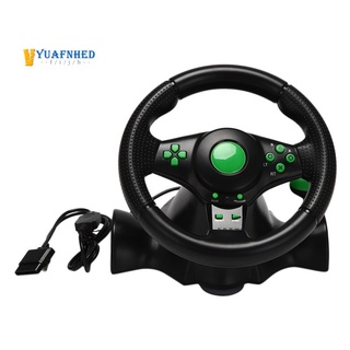 juego de carreras volante para xbox 360 ps2 para ps3 ordenador usb coche volante 180 grados rotación vibración con pedales