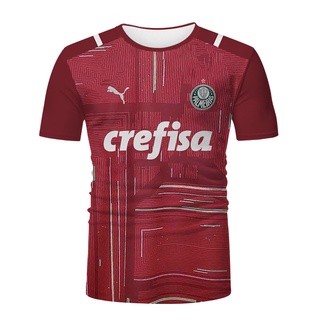 Camiseta 21 / 22 Palmeiras Goleiro Vermelho De Futebol Mens Uniforms Football Jerseys Uniforms Football Jerseys(AAA.1:1 copy) # C