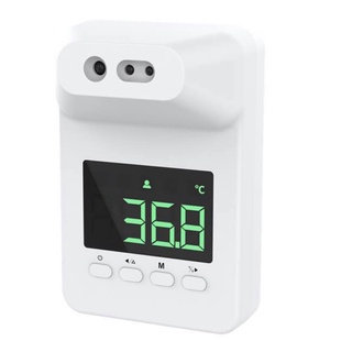 t06 sensor de temperatura digital infrarrojo sin contacto de la frente con alarma de fiebre montado en la pared